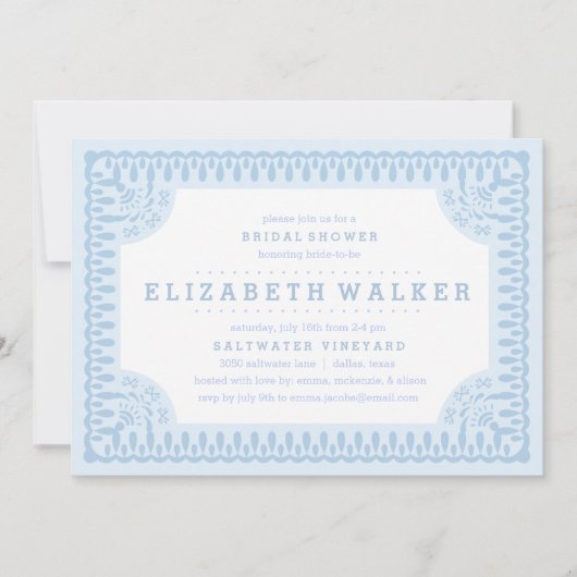 Invitation de douche nuptiale | Fiesta Olé (Devant)