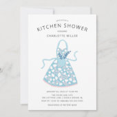 Invitation de douche nuptiale Floral Apron Kitchen (Devant)