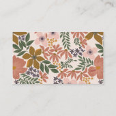 Invitation de douche nuptiale florale Insertion (Dos)