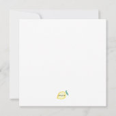 Invitation de douche nuptiale florale moderne (Dos)