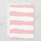 Invitation de douche nuptiale florale moderne (Dos)