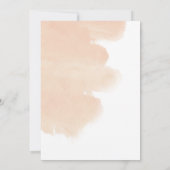 Invitation de douche nuptiale géométrique rose Gol (Dos)