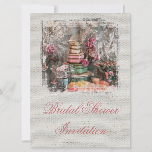 Invitation de douche nuptiale Invitation de gris c (Devant)