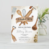 Invitation de douche nuptiale jetée (Debout devant)