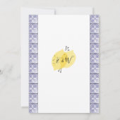 Invitation de douche nuptiale Main Squeeze Lemons (Dos)