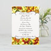 Invitation de douche nuptiale Mariage du printemps (Debout devant)