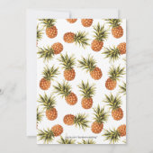 Invitation de douche nuptiale Mariage tropicale mo (Dos)