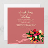 Invitation de douche nuptiale [Mauve] (Devant / Derrière)
