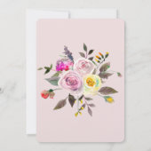 Invitation de douche nuptiale Modèle modifiable ro (Dos)