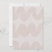 Invitation de douche nuptiale moderne Chic Arch Ne (Dos)