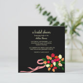 Invitation de douche nuptiale [Noir] (Debout devant)