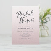Invitation de douche nuptiale - parties scintillan (Debout devant)