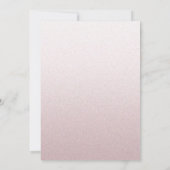 Invitation de douche nuptiale - parties scintillan (Dos)