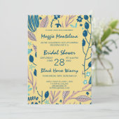 Invitation de douche nuptiale peinte moderne (Debout devant)