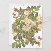 Invitation de douche nuptiale peinte Primrose (Dos)