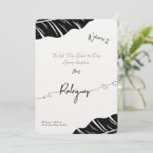 Invitation de douche nuptiale personnalisée - Scri (Debout devant)