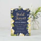Invitation de douche nuptiale, Personnaliser Flora (Debout devant)
