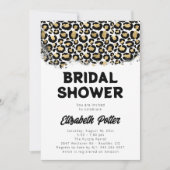 Invitation de douche nuptiale Poster de animal d'o (Devant)
