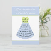 Invitation de douche nuptiale Proverbes d'excellen (Debout devant)