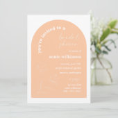 Invitation de douche nuptiale Retro Mariage Party (Debout devant)