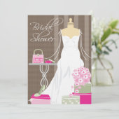 Invitation de douche nuptiale | Rose et Sage (Debout devant)