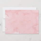 Invitation de douche nuptiale rose Gown (Dos)