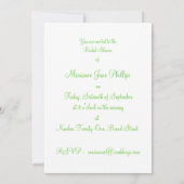 Invitation de douche nuptiale Roses roses vintages (Dos)