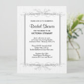 Invitation de douche nuptiale simplicité (Debout devant)