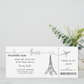 Invitation de douche nuptiale, Stationaires Mariag (Debout devant)