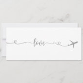 Invitation de douche nuptiale, Stationaires Mariag (Dos)