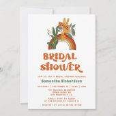 Invitation de douche nuptiale Super Retro Rainbow (Devant)