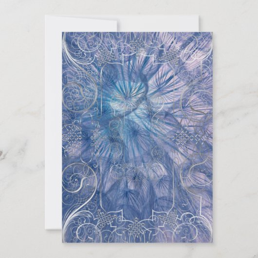 Invitation de douche nuptiale texturée moderne chi (Dos)