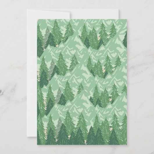 Invitation de douche où l'aventure commence (Dos)