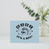 Invitation de douche pour bébé garçon (Debout devant)