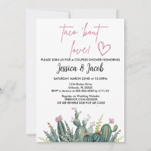 Invitation de douche pour couples