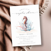 Invitation de douche pour les couples d'algues sou