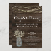 Invitation de douche pour les couples - Mariée, Ma (Devant / Derrière)