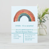 Invitation de douche RAINBOW (Debout devant)