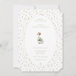 Invitation de douche - storybook rose
