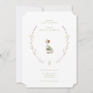 Invitation de douche - storybook rose