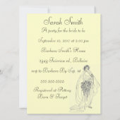 invitation de douche vintage (Dos)