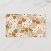 Invitation de douche vintage Florale (Dos)