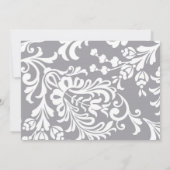 Invitation de douches nuptiales Floral (Dos)