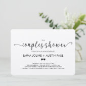 Invitation de douches nuptiales - Kraft (Debout devant)