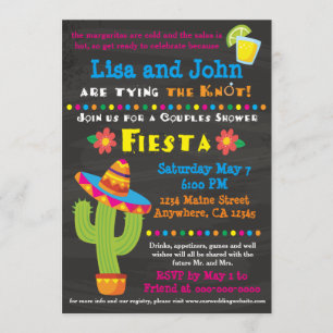 Invitation de douches nuptiales pour couples - Fie