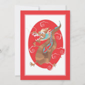 Invitation de dragon chinois (Dos)
