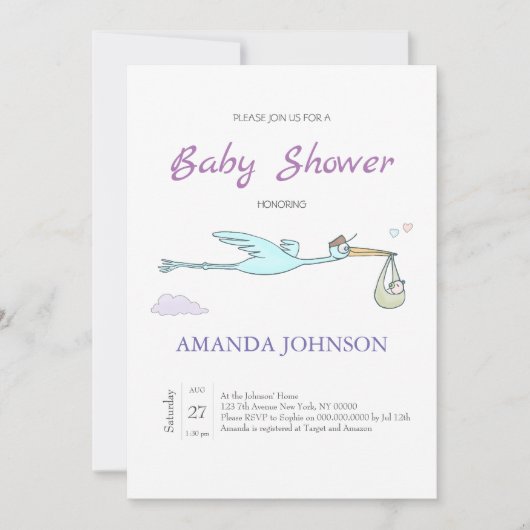 Invitation de dragon coquin (Devant)