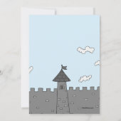 Invitation de dragon de contes de fées (Dos)