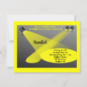 Invitation de drame et de théâtre (Devant)