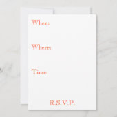 Invitation de drapeau américain (Dos)